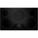 KitchenAid KECC667BBL 36 in. Ceramic Glass Electric Cooktop in Black with 5 Elements including Triple-Ring and Double-Ring Elements
